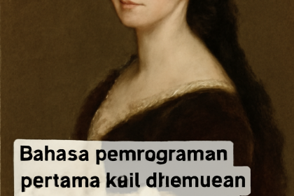 Augusta Ada King dengan menyertakan caption: bahasa pemograman pertama kali ditemukan oleh wanita karena itu wajar bahasa pemograman sulit di mengerti